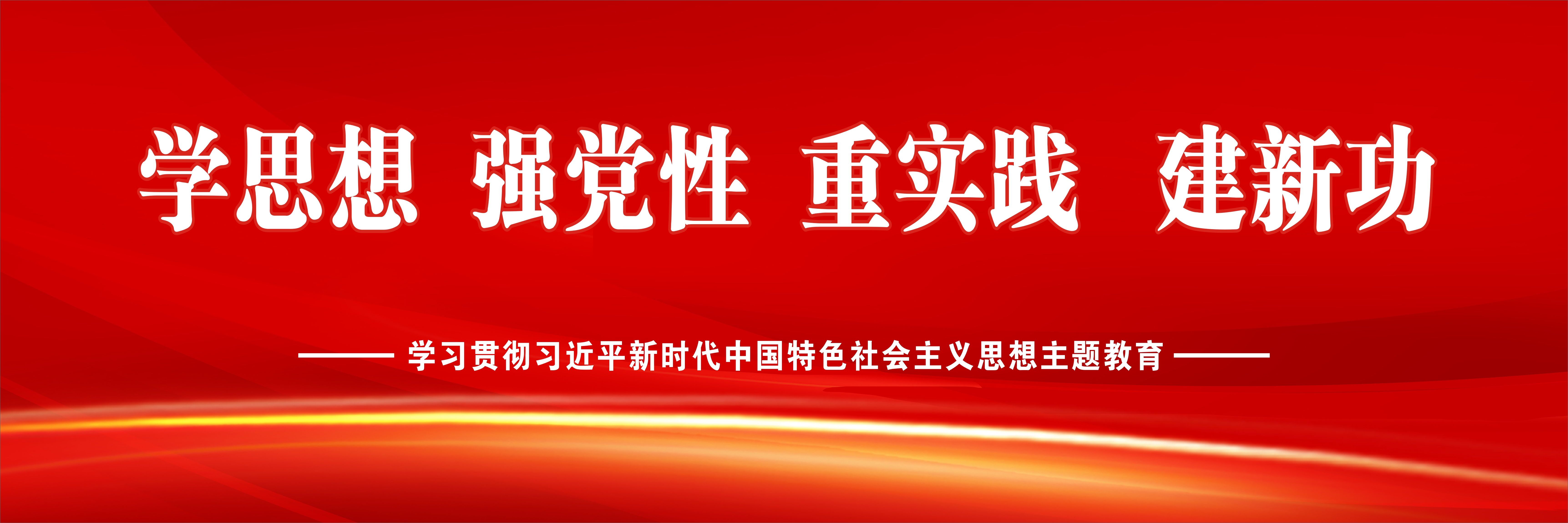学思想 强党性 重实践 建新功